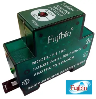 FUJIBIN FB100 LIGHTING & SURGE PROTECTOR BLOCK (SINGLE PHASE USE)