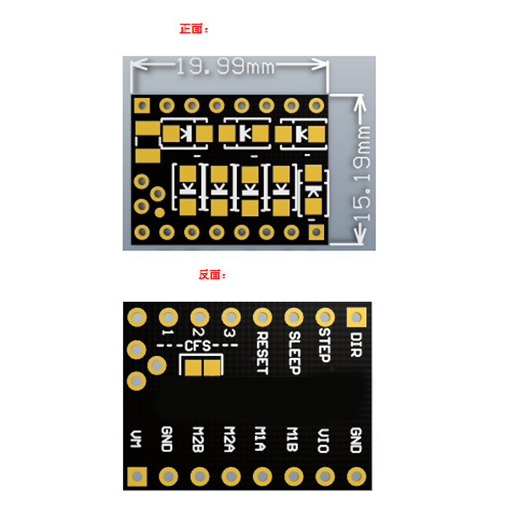 Stepper Motor Drive mô-đun cho máy in 3D RepRap cho máy in 3D tương thích máy CNC hoặc Robot