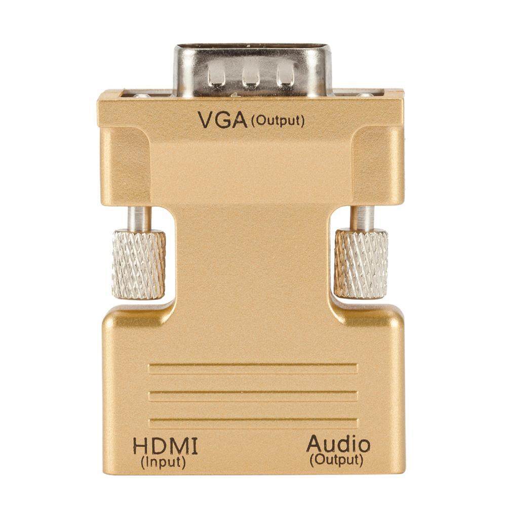 Bộ Chuyển Đổi HDMI Cái Sang VGA Đực Với Cáp Âm Thanh Hỗ Trợ Đầu Ra Tín Hiệu 1080P