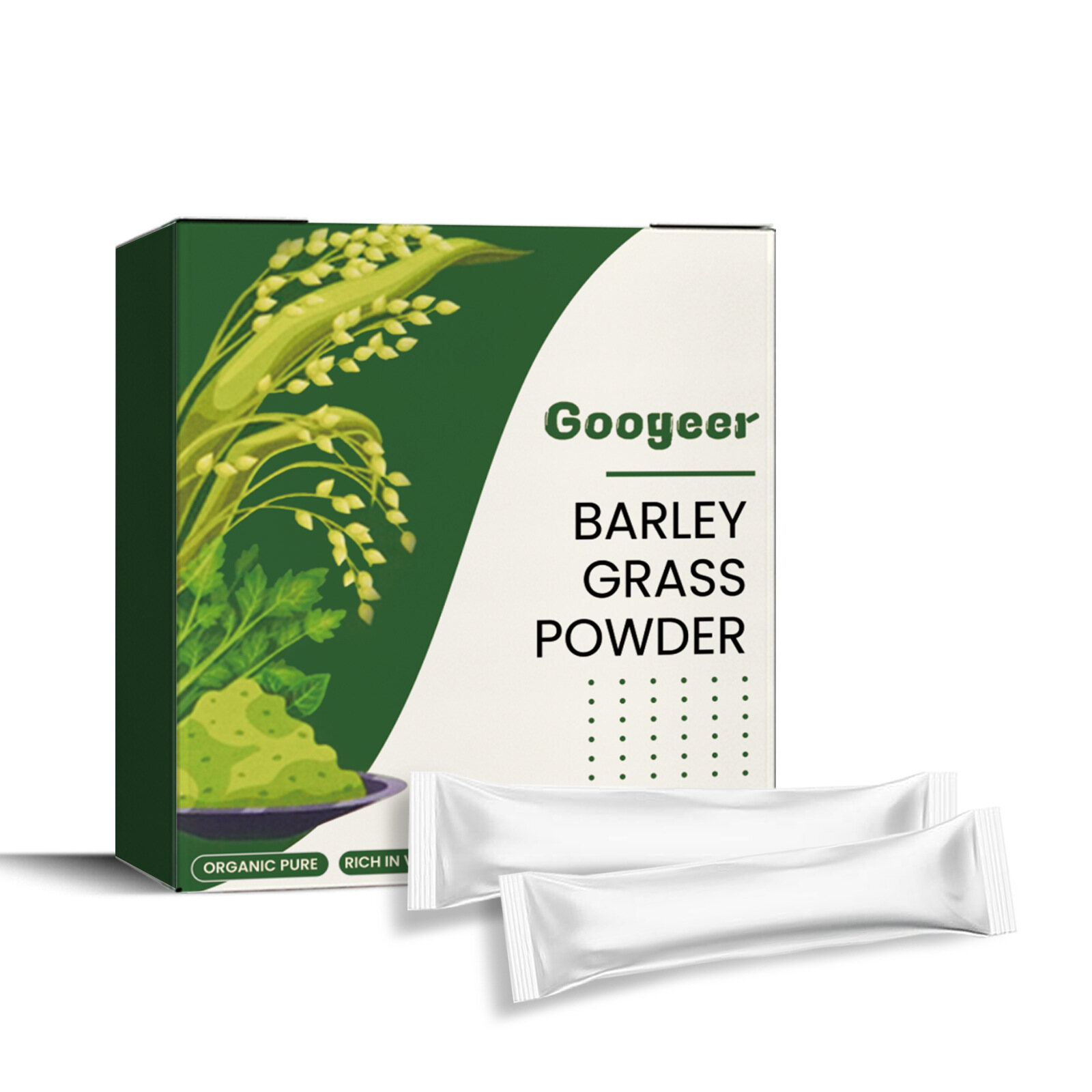 Barley Grass Powder Compacts The Body With A Large Belly A Large Belly A Bow To The Flesh Thighs And Body Shaping Barley Grass Powder Bag Barley Grass Powder Pure Organic Naveta Pure Organic Barley For Women Men Lose Weight Products