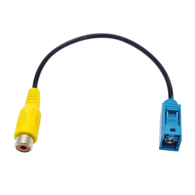 Portable Female to RCA Female Video Cable Adapter Car Reversing Rear View Camera Adapter Cables Used for C/E/GLKS80L