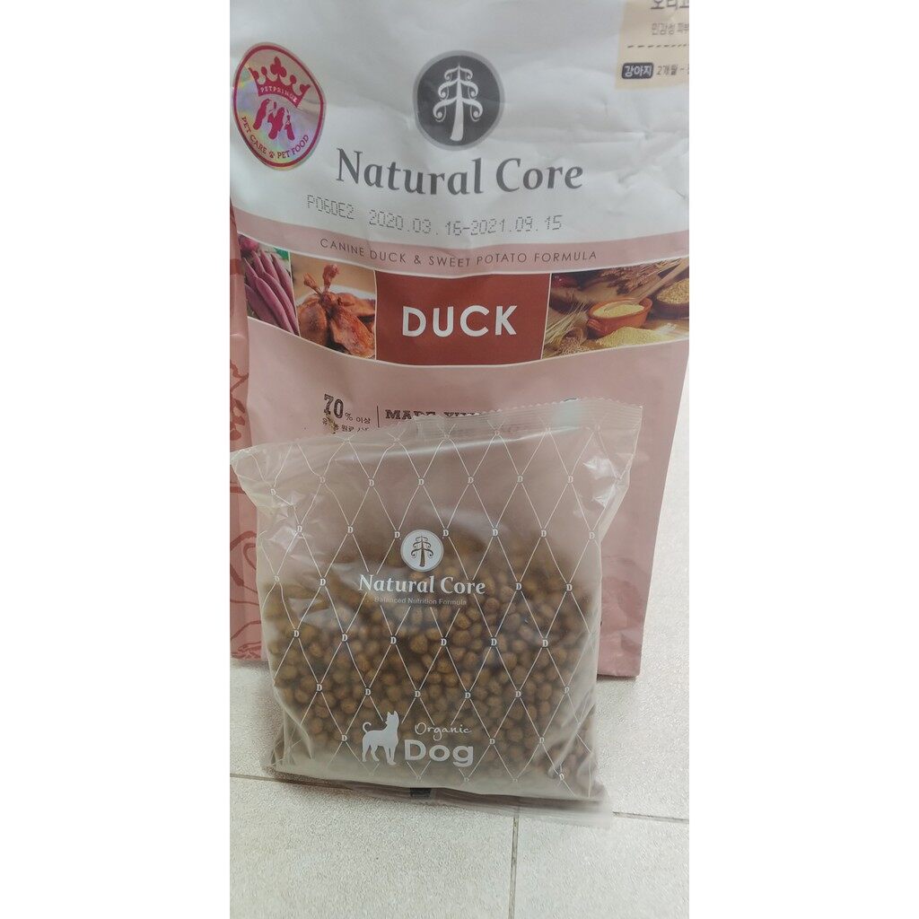 Thức ăn cho chó nhập khẩu từ Hàn quốc Natural core vị thịt Vịt 1kg