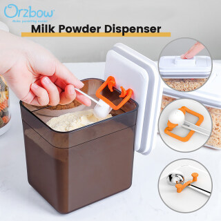Orzbow Bảo Quản Thực Phẩm Kín Khí, Sữa Bột Hộp Đựng Công Thức Với Dụng Cụ Cạo (1700Ml 2300Ml) thumbnail