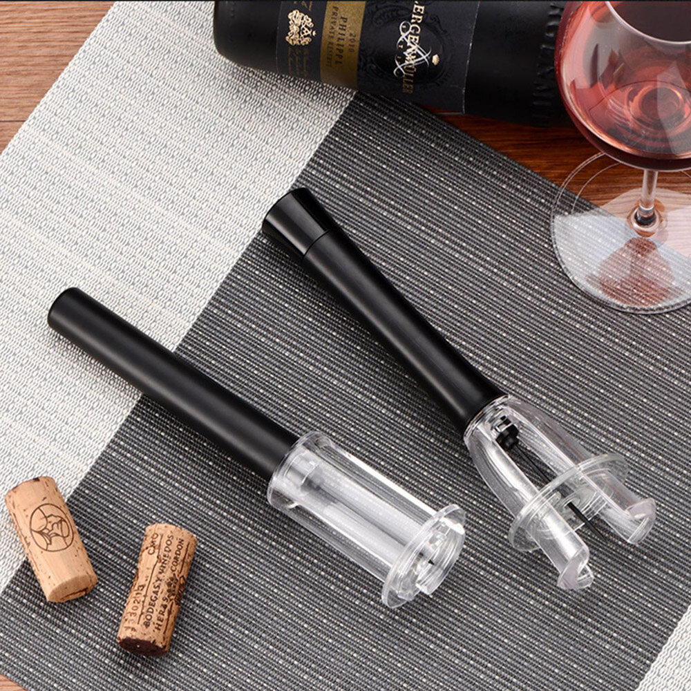 Uareliffe Matte Texture Air Pressure Corkscrew Piston Type Sparkling Wine Opener Creative Multifunctional Wine Tool Non-destructive Cork For Kitchen Tools Bar Accessoires