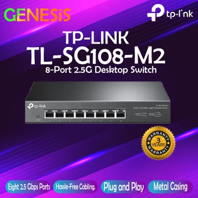 TP-LINK TL-SG108-M2 8-Port 2.5G Desktop Switch