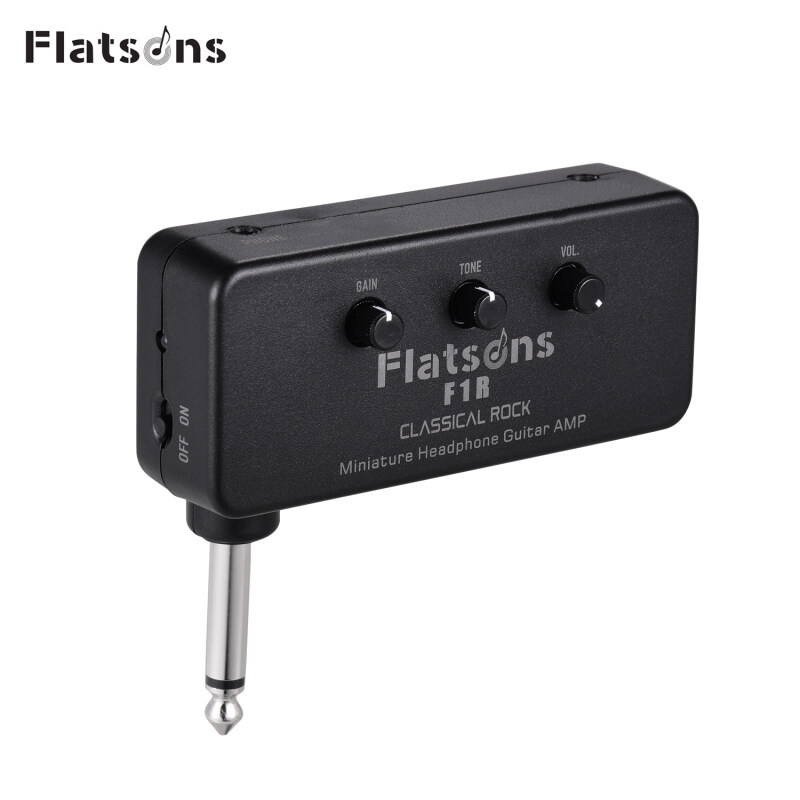 Tai Nghe Mini Flatsons F1R Bộ Khuếch Đại Âm Thanh Guitar Với Giắc Cắm Tai Nghe 3.5Mm Đầu Vào AUX Plug-And-Play