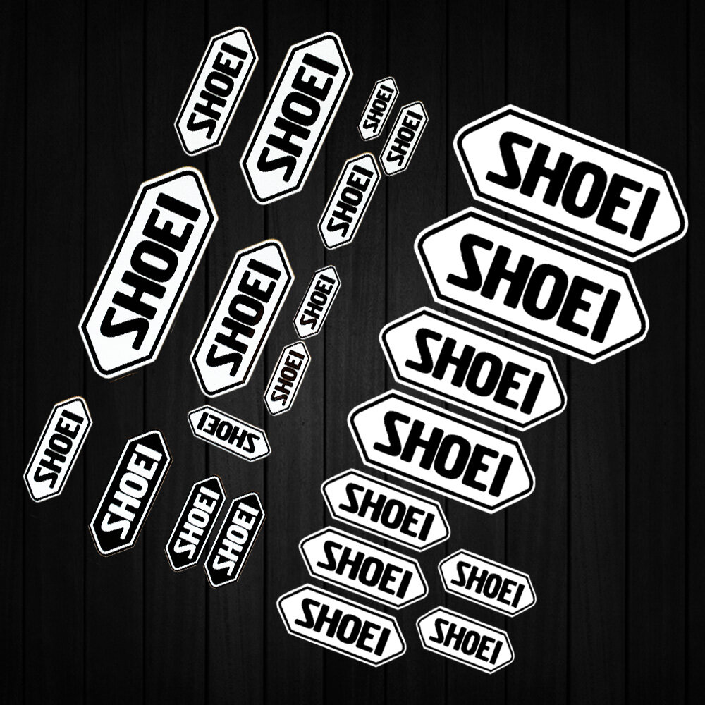 1SET SHOEI Reflective EVO Helmet Visor Stickers Decorative Helmet Decals