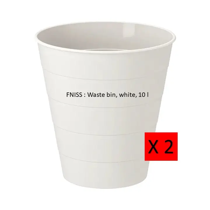 Fniss Waste Bin Black Ikea Indonesia