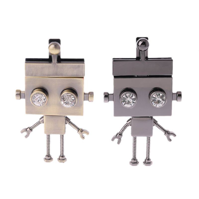 Robot Shape Clasp Turn Lock Twist Locks Metal Hardware For DIY Handbag Shoulder