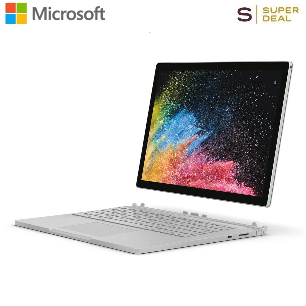 Microsoft 13.5 Surface Book 2 Multi-Touch 2-in-1 Notebook FVH-00001 (Silver) (i7-8650U,16GB RAM,1TB SSD) Malaysia