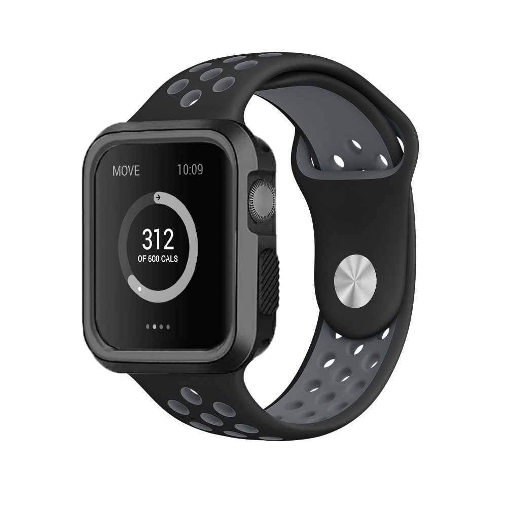 Silicone Case Watch Frame for Apple Watch Series 9 8  41mm 45mm