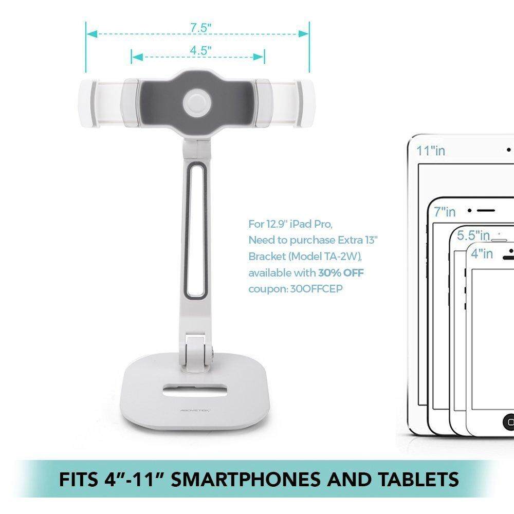AboveTEK 360° SWIVEL IPHONE IPAD MOUNT LONG ARM PHONE TABLET HOLDER FOR BED DESK