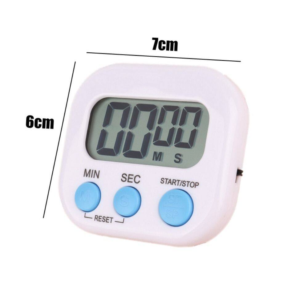 PETISEE Kitchen Clock ic Kitchen Timer Reminder Tools LCD Digital Display Baking Alarm Clock Fashion Alarm Up Countdown Timer Home Cooking