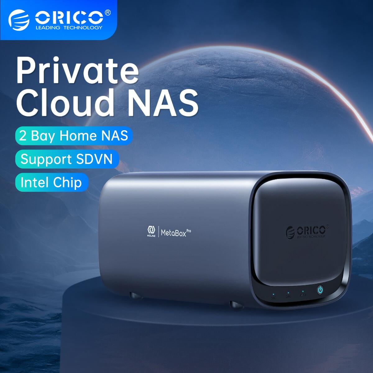 ORICO NAS Server 2 Bay Private Cloud Storage Server For Home Office 