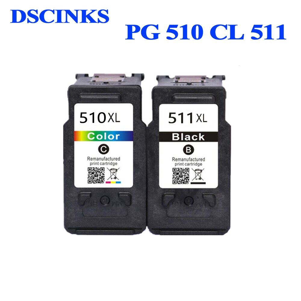 PG510 CL511 PG-510 CL-511 Ink Cartridge With Dye Ink For Canon PIXMA IP2700 IP2780 IP2880 MP240 250 260 270 280...