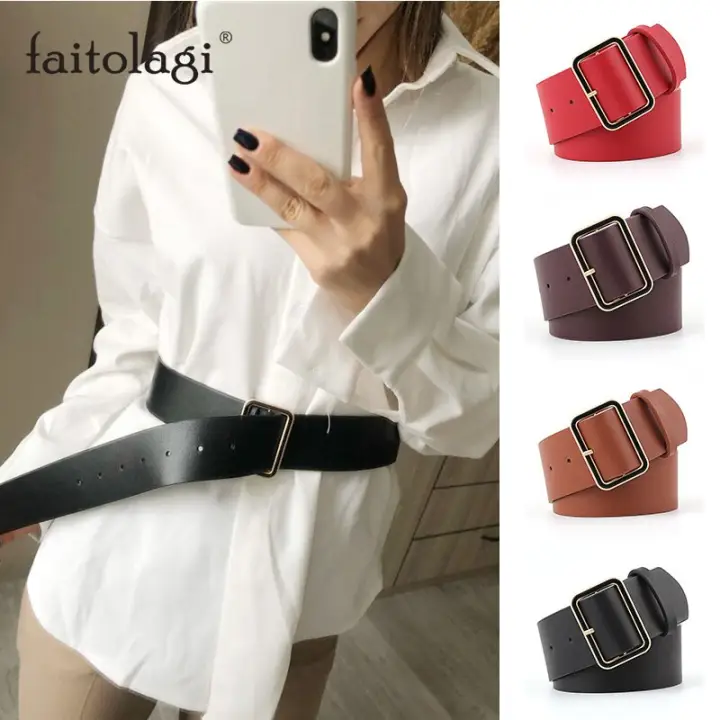ladies wide dress belts