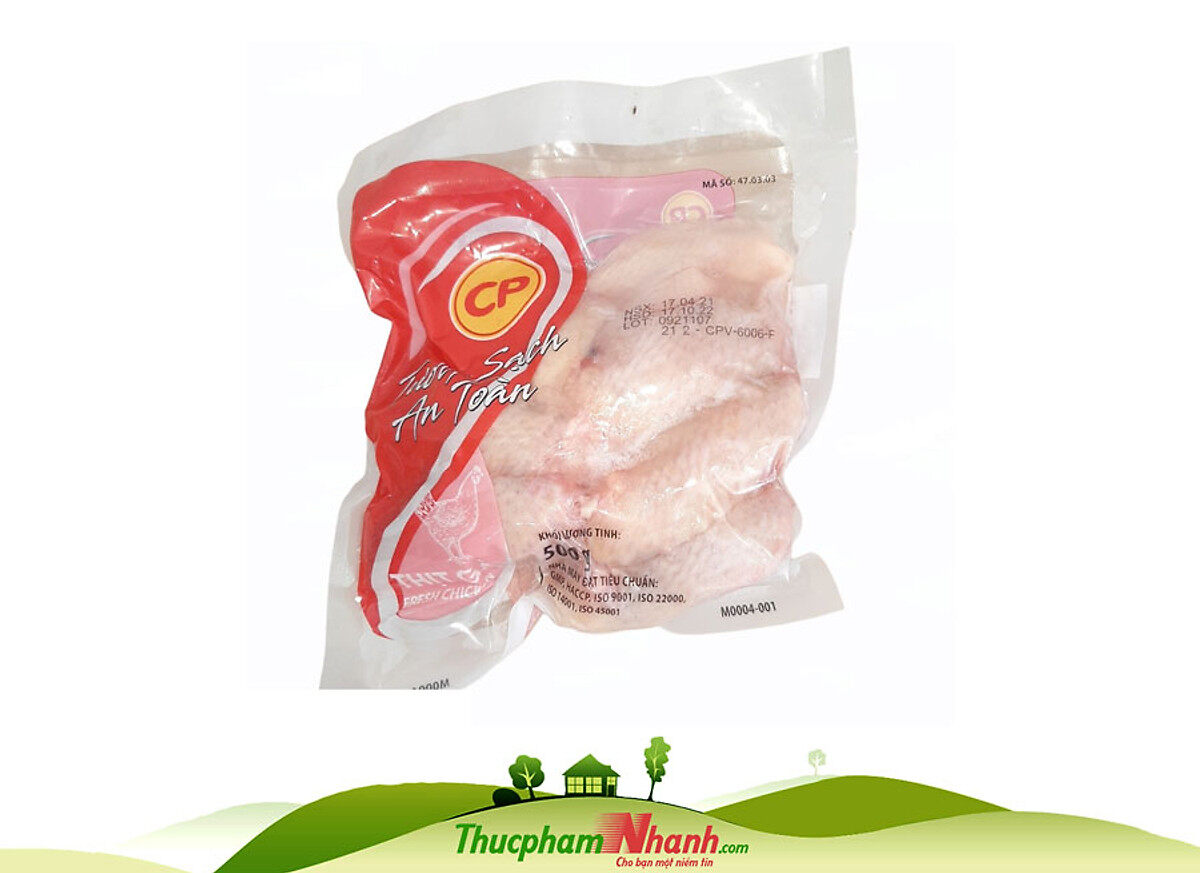 Cánh gà đông lạnh CP - Gói 500g