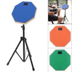 SLADE Bán Hàng Nóng 8 Inch Bằng Gỗ Cao Su Câm Trống Luyện Tập Trống Pad Với Đứng