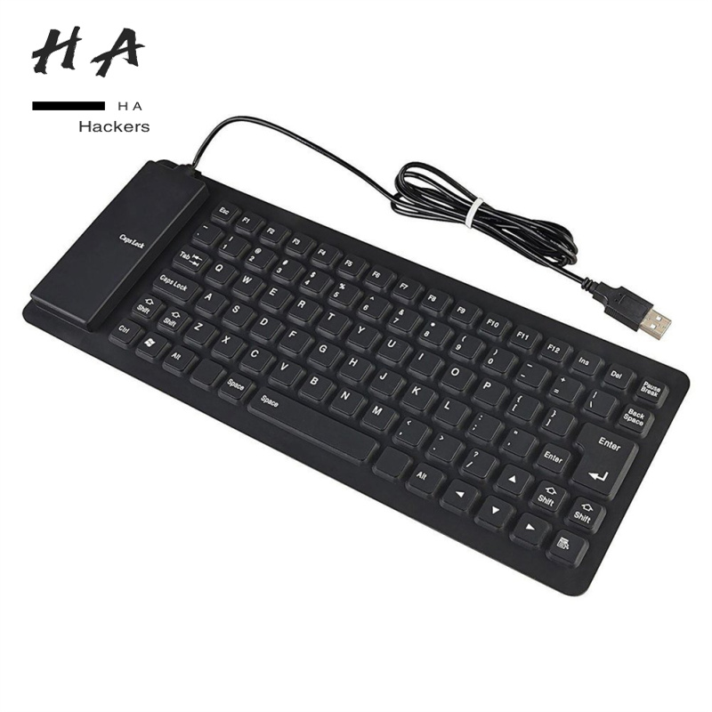 85-key Flexible Soft Silicone Keyboard Waterproof Dustproof Desktop Usb Roll Up Keyboard For Pc Laptop Notebook