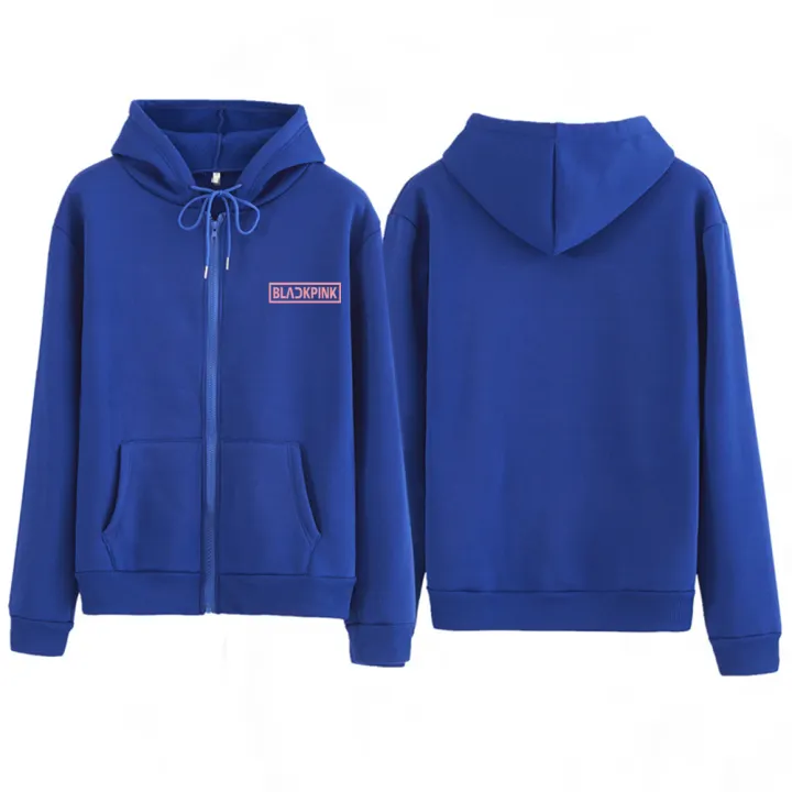 zipper hooded sweater