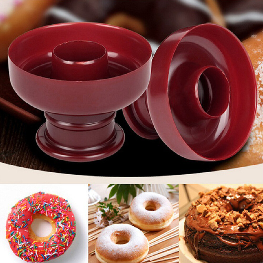 Donut Maker Cutter Fondant Cake Bread Desserts Bakery Mould Mold Baking Tools