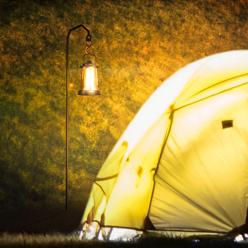 Outdoor multi-function 8000mAH large-capacity retro camping lights 7 color mode IPX 5 waterproof led tent horse lights waterproof long battery life