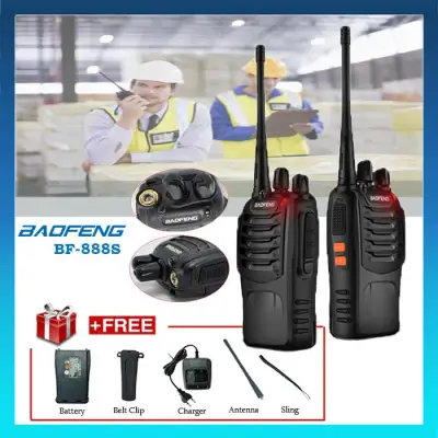 Original Baofeng BF-888S Walkie Talkie VHF/UHF Portable Two-Way Radio FM Transceiver