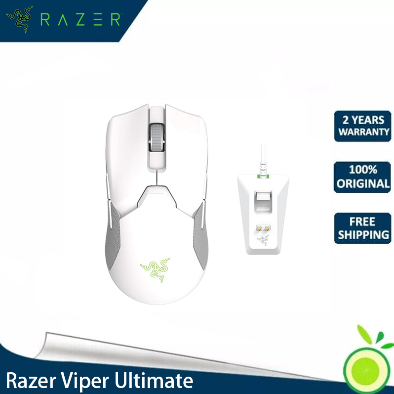 Razer Viper Ultimate Wireless Gaming Mouse W Charging Dock