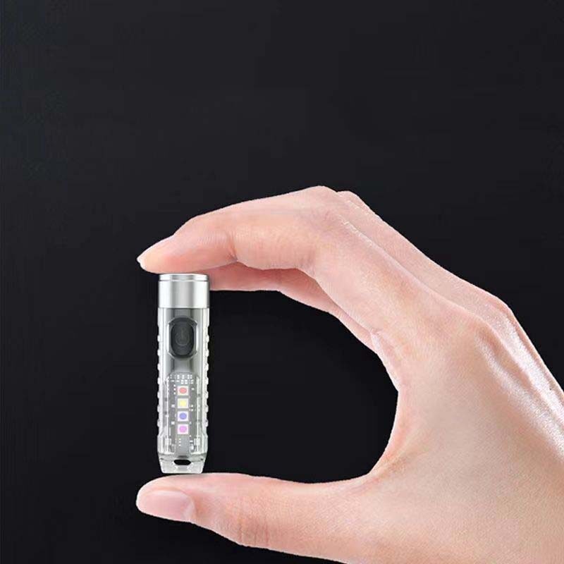 Trọng lượng nhẹ siêu nhỏ gọn Đèn pin ngọn đuốc nhỏ gọn Đèn LED Đèn cầm tay kích thước nhỏ ngọn đuốc Keyring Trọng lượng nhẹ siêu nhỏ gọn Đèn pin độ sáng cao