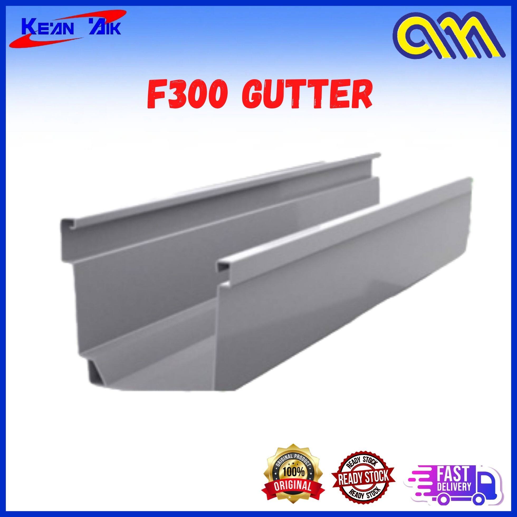 F300 ArensiMarley Pvc Gutter (Grey) Lazada
