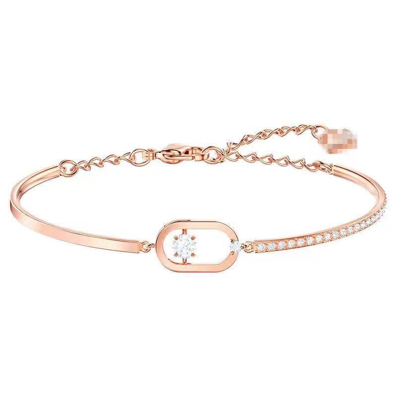 Beating Heart Bracelet Women Rose Gold Crystal Smart Bracelet for Gift