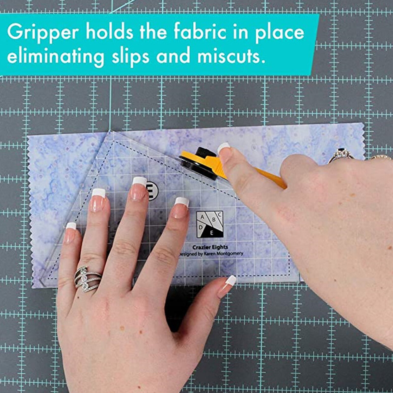 Blesiya 2Sets Acrylic Transparent Patchwork Quilting Sewing Ruler Template Craft