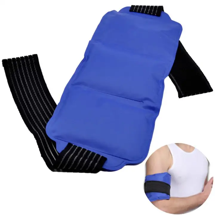 ice pack sleeve with elastic strap