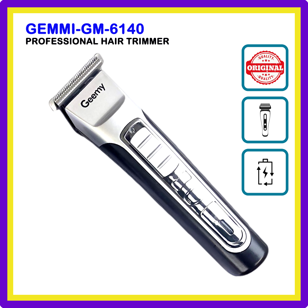GEMMI GEMMY GEMEI PROGEMEI GM-6140 Professional Hair Clipper Trimmer ...