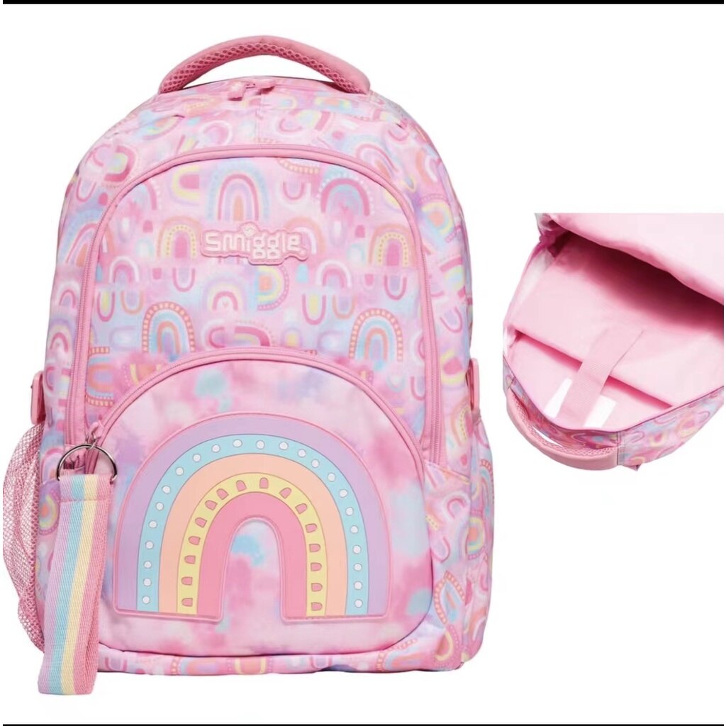 Ba Lô Cầu Vồng Smiggle Ba Lô Nữ Tiểu Học Dễ Thương