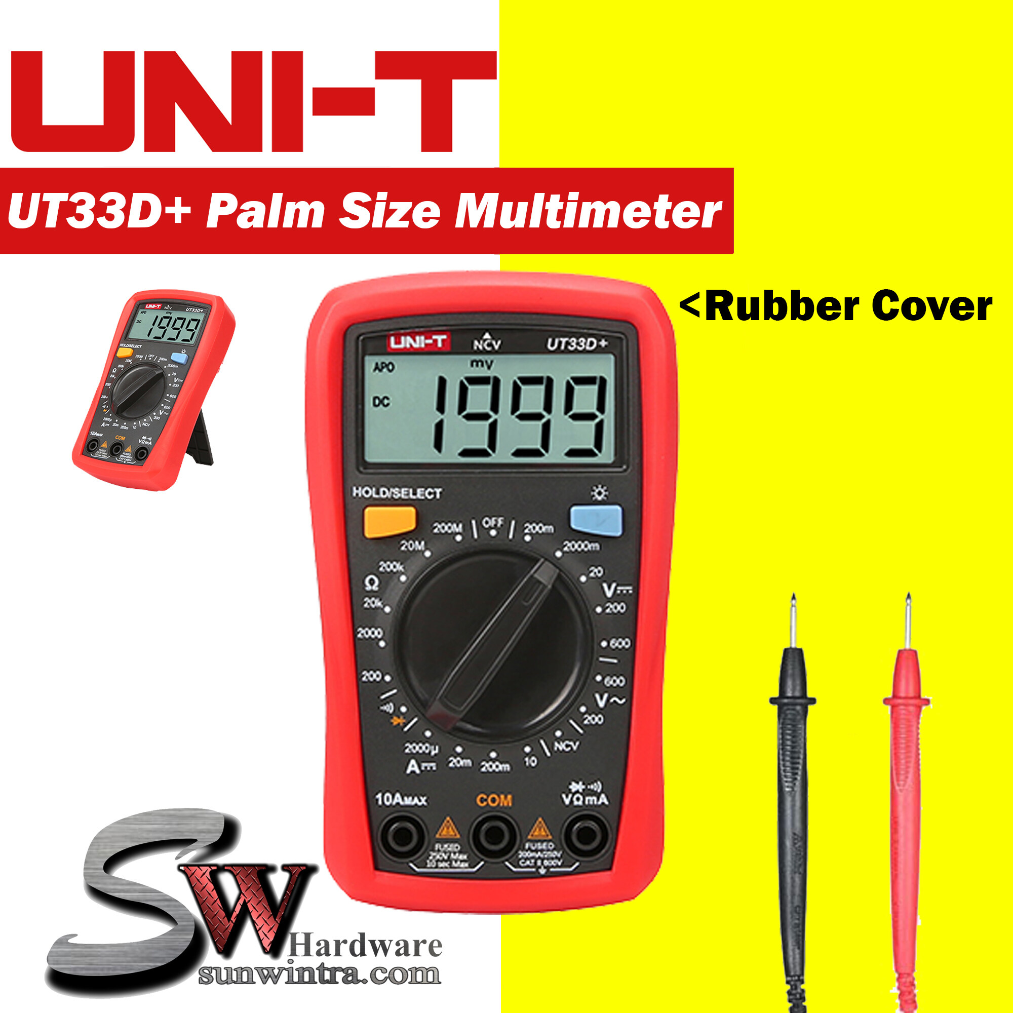 Multimètre UNI-T UT33D+