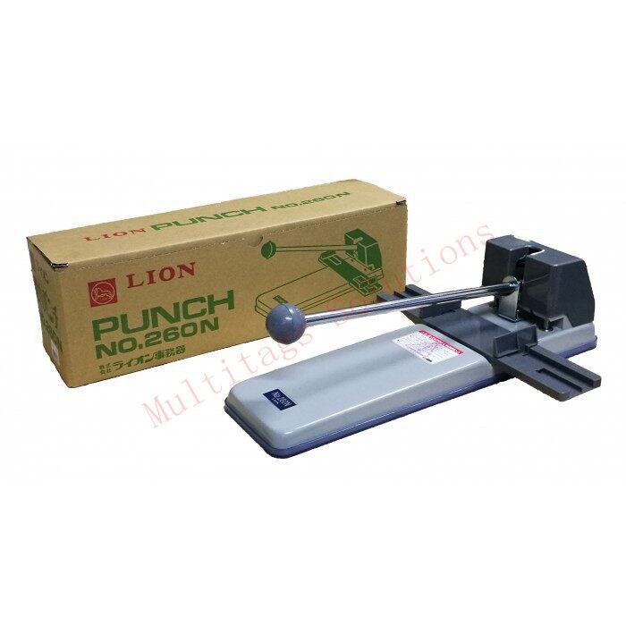 LION 260N HEAVY DUTY PUNCHER (Penebuk 2 Lubang / Paper Puncher / 2 Hole