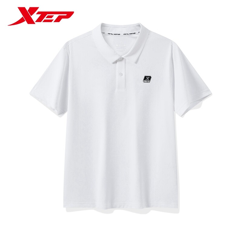 Xtep men's sports t-shirt comfortable breathable sports t-shirt 876229020163