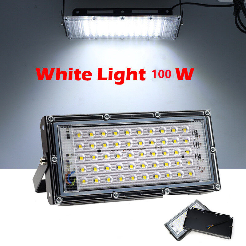 50W 100W 150W RGB LED Floodlight  With ON/OFF Switch Outdoor Waterproof Landscape Spotlight Lamp Remote Controller