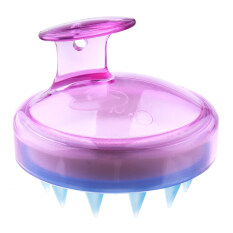 Spa Lược Chải Tóc Mát Xa Silicone Dầu Gội Lược Da Đầu Bàn Chải Làm Sạch Thúc Đẩy Tuần Hoàn Máu Vòi Hoa Sen Tắm Rửa Phụ Kiện