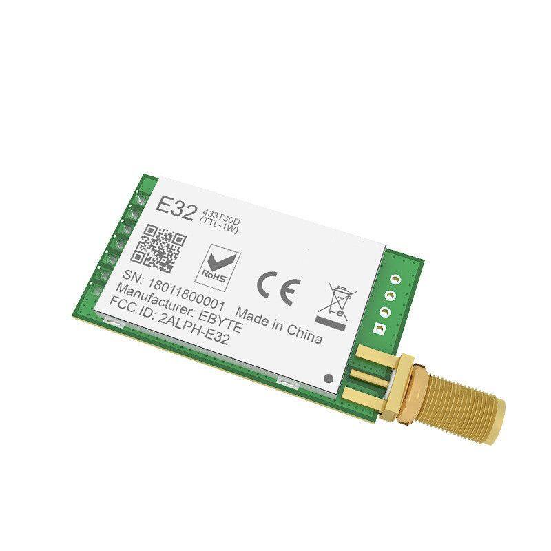 SX1278 LoRa 433MHz 30dBm 1W Serial Port Transceiver E32 433T30D SMA Long Range 433 MHz Rf