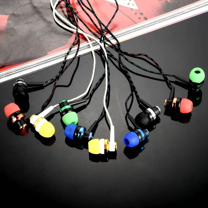 cloth wire earphones