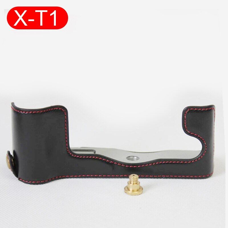 Leather protect half case grip for fuji fujifilm x-t1 x-t2 x-t3 x-t4 xt1 xt2 xt3 xt4 camera