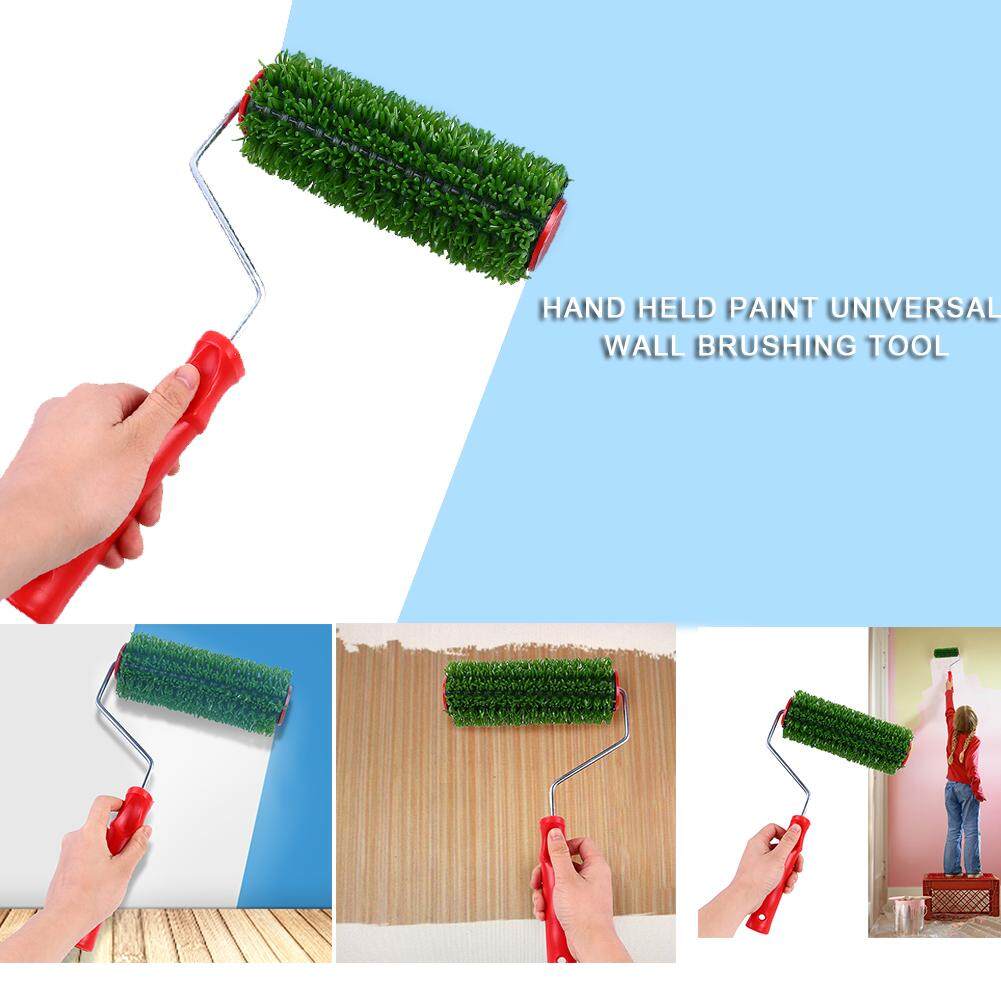 Tranh Con Lăn Bằng Gỗ Hạt Lăn Sơn Với Tay Cầm Bằng Nhựa Trang Trí Nhà Cửa