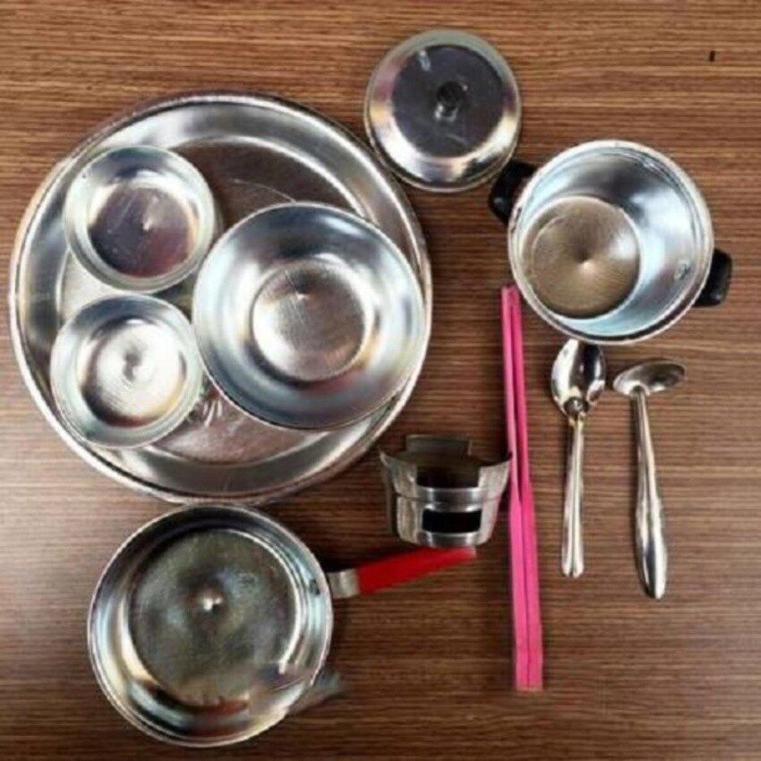 Đồ chơi bộ bếp nhôm cho bé, dễ thương, đồ chơi đồ hàng cho bé yêu