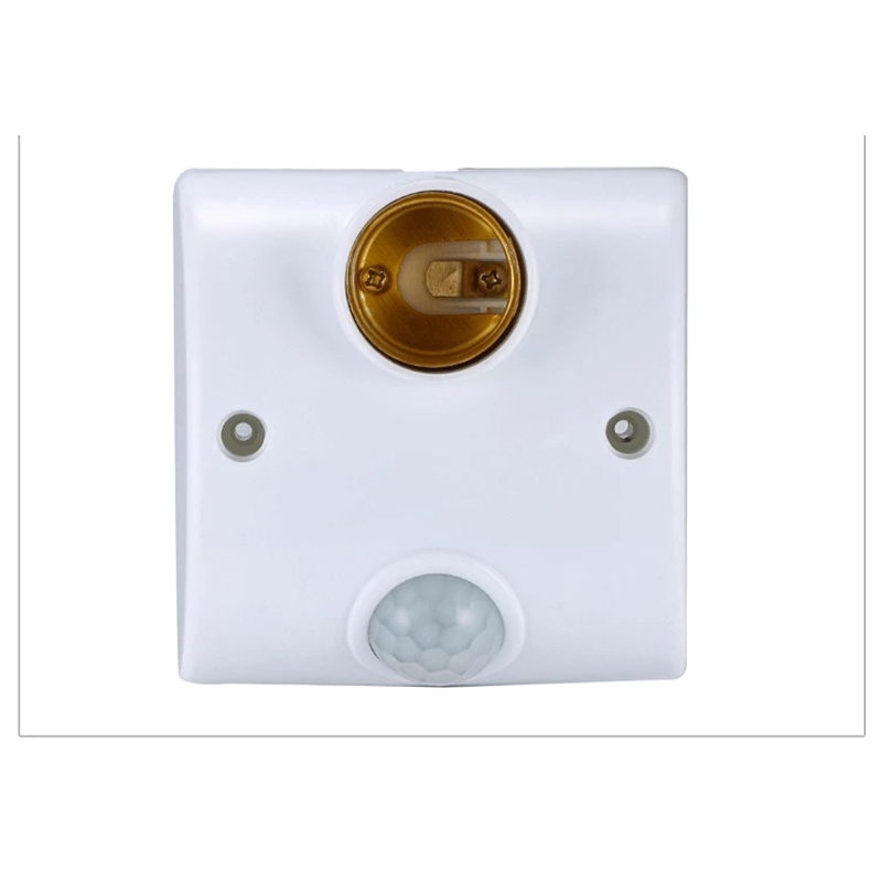 E27 Induction Human Body Holder with Auto Infrared Body IR Motion Sensor PIR Detector Adjustable Time & Sensitivity