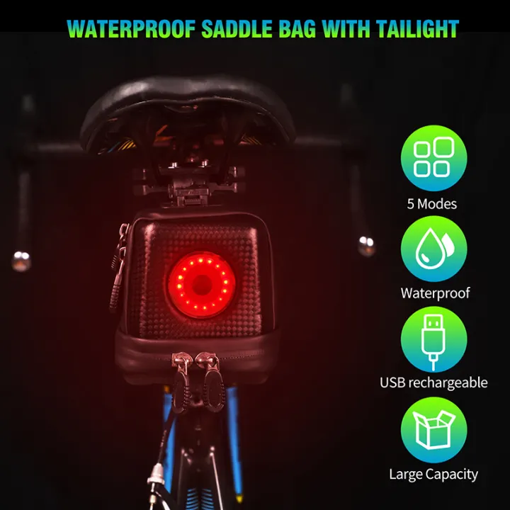 saddle bag rear light