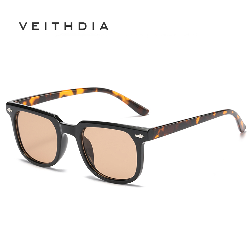 Veithdia PC Square frame sunglasses for women's fashionable sunglasses ultra light sunglasses s23228