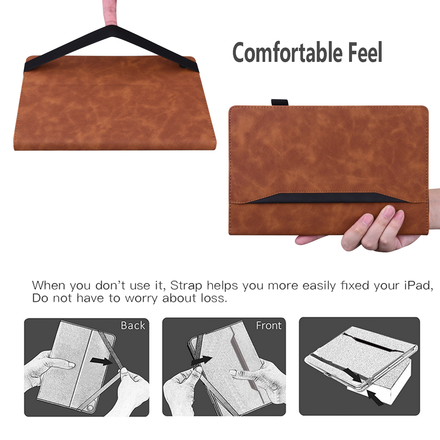 For Amazon Fire HD 10 Plus (2021) HD10+ 10.1" Business Splicing Shockproof Tablet Protective Cover Fire HD 10 PU Leather Flip Case With Card Holder Bracket