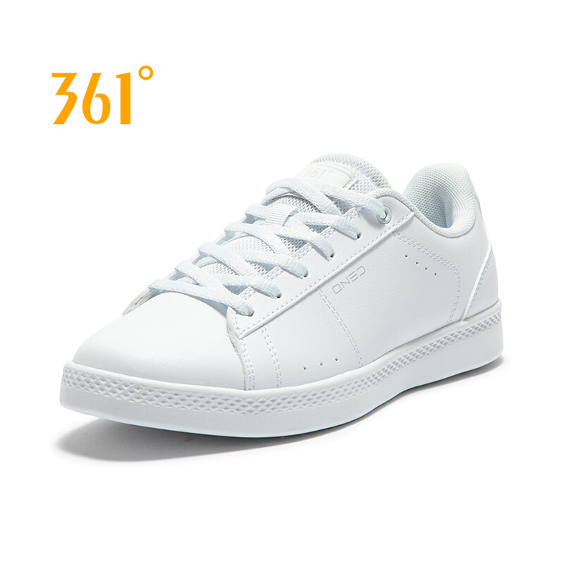 361 Degrees Women s Sports Shoes Mesh Breathable All Match Casual White Sneakers Flat Low Top Shoes 682336622